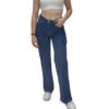 Jeans de mujer con bajo ancho modelo C-2010 frente.