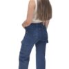 Pantalón Cargo Elástico Bajo Ancho Caja 24 Cm
